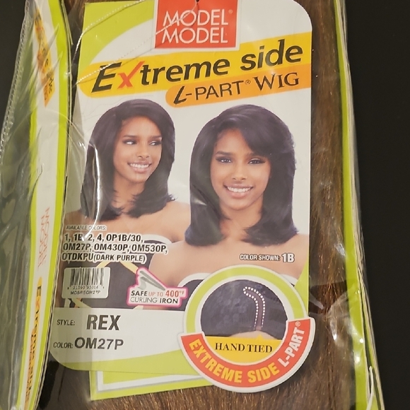 Model Model Extreme Side L-Part Wig - Brown - Picture 3 of 3